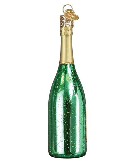 Fancy Champagne Bottle Ornament
