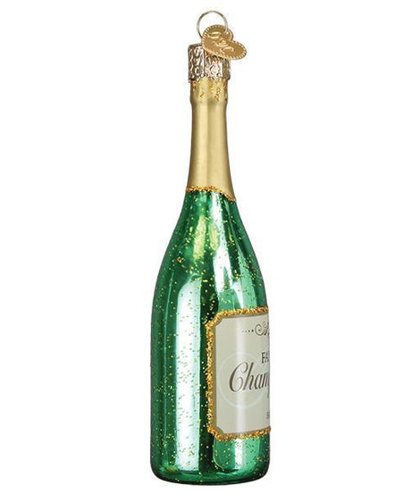 Fancy Champagne Bottle Ornament