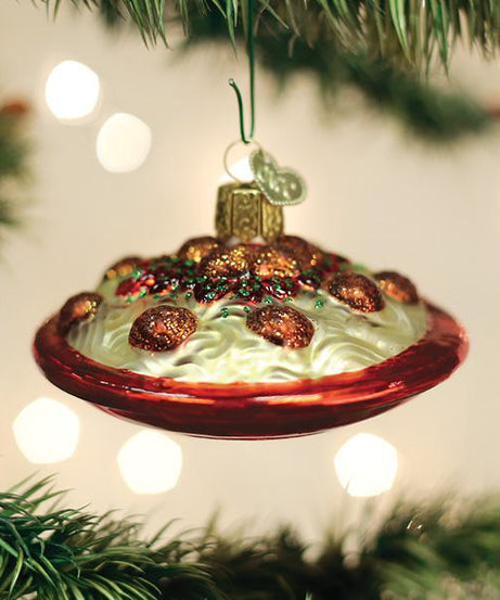 Spaghetti  And Meatballs Ornament