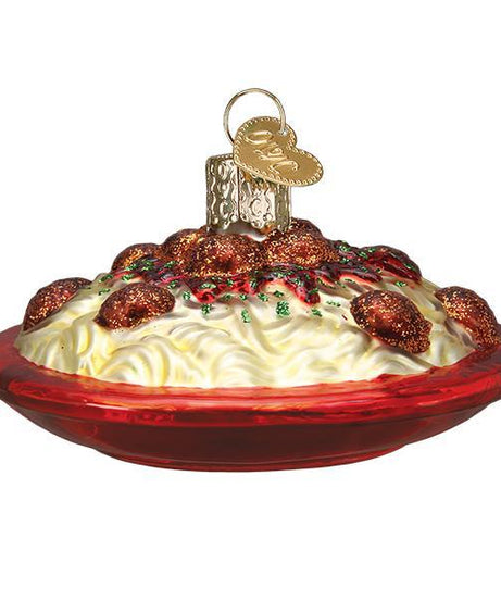 Spaghetti  And Meatballs Ornament