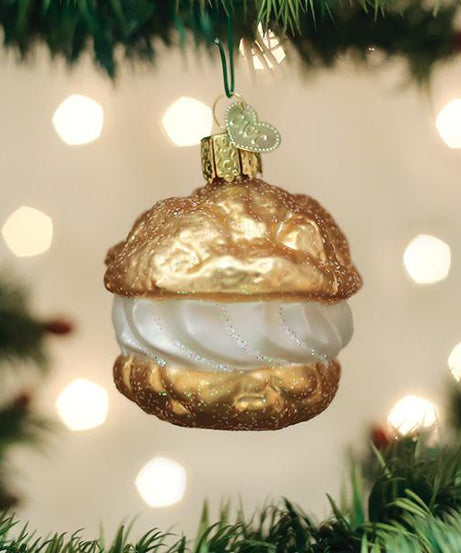 Cream Puff Ornament