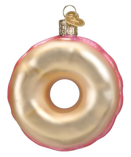 Pink Sprinkles Donut Ornament