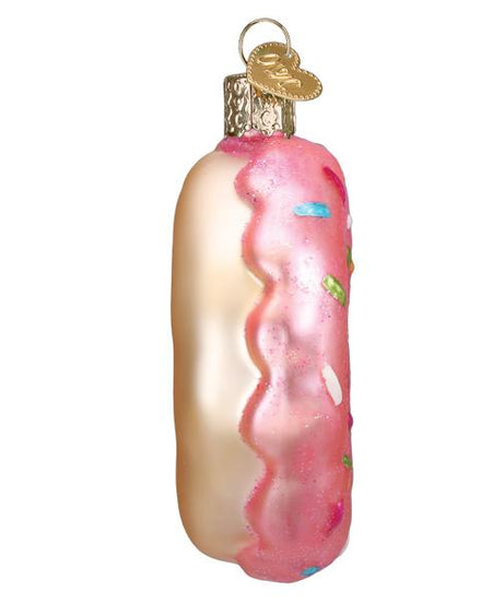 Pink Sprinkles Donut Ornament