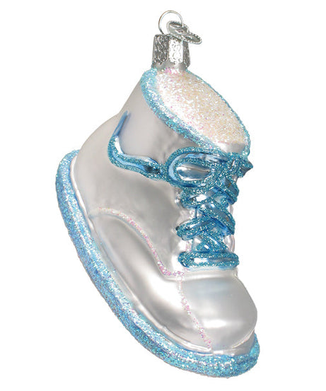 Blue Baby Shoe Ornament