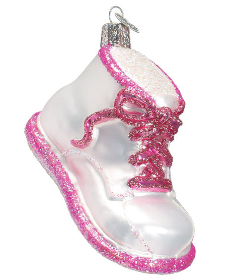 Pink Baby Shoe Ornament