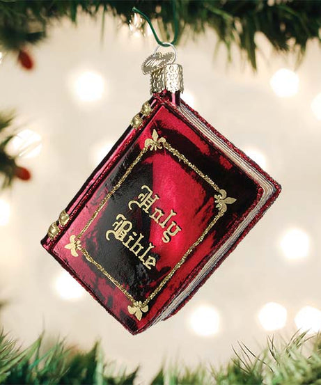 Red Bible Ornament