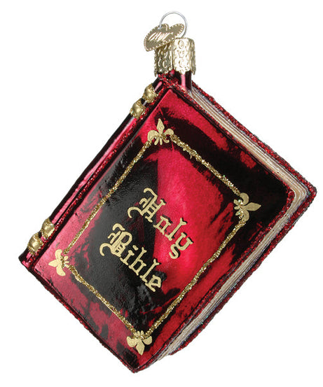 Red Bible Ornament