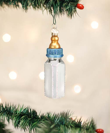 Boy Baby Bottle Ornament