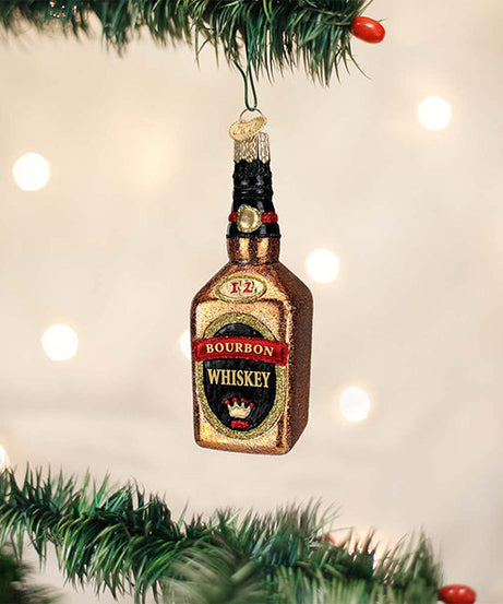 Bourbon Bottle Ornament