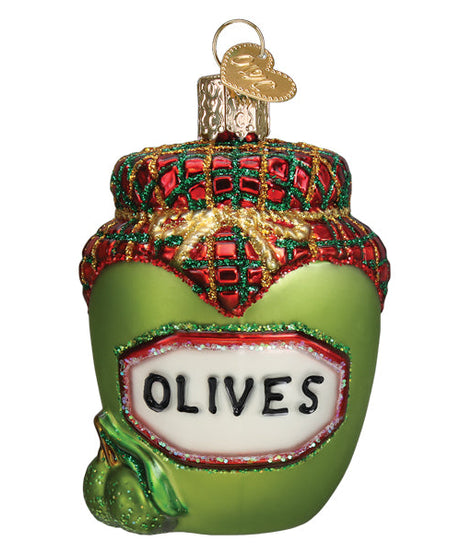 Jar Of Olives Ornament