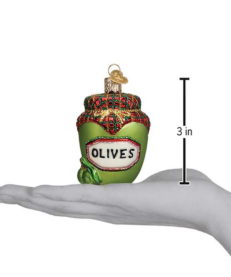 Jar Of Olives Ornament