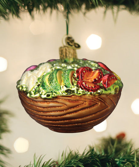 Bowl Of Salad Ornament