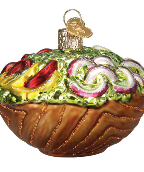 Bowl Of Salad Ornament
