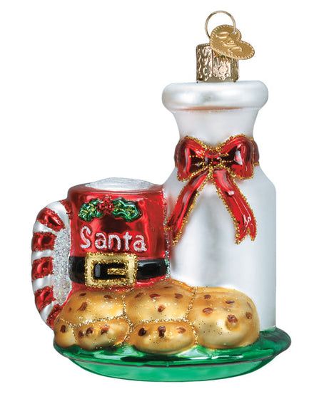 Santa's Milk & Cookies Ornament
