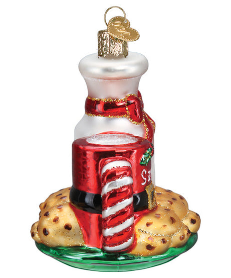 Santa's Milk & Cookies Ornament