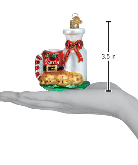 Santa's Milk & Cookies Ornament