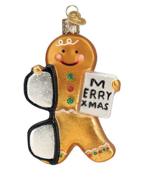 Gingerbread Optometrist Ornament