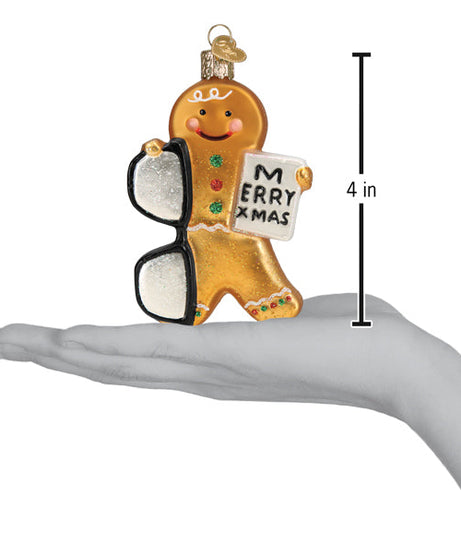 Gingerbread Optometrist Ornament