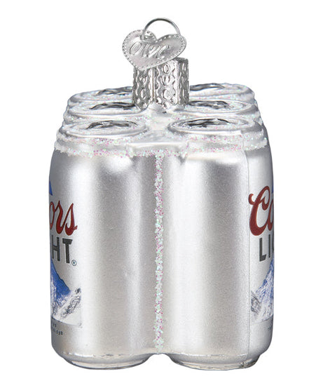 Coors Light Six Pack Ornament