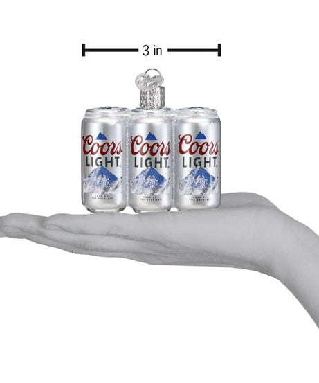 Coors Light Six Pack Ornament
