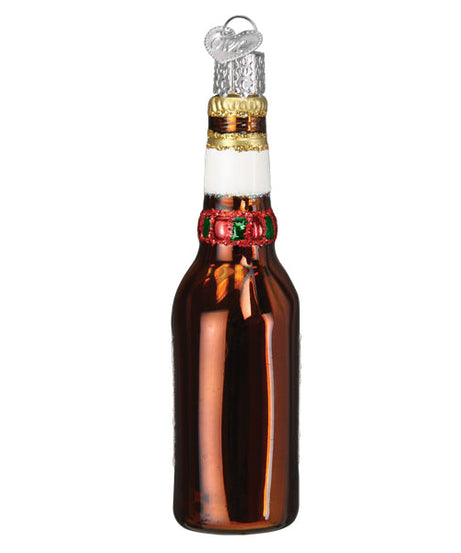 Holiday Miller Lite Bottle Ornament