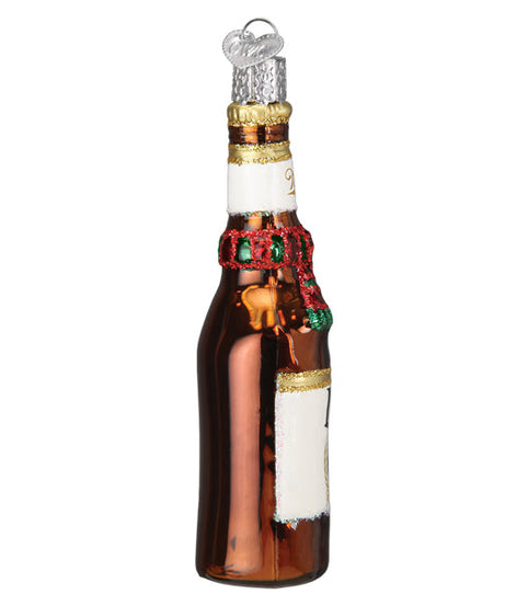 Holiday Miller Lite Bottle Ornament