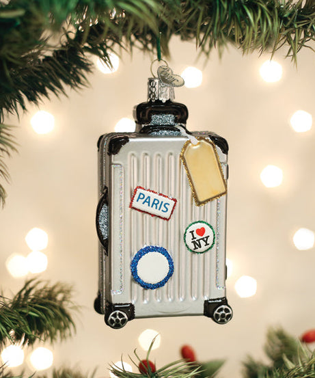 Rolling Suitcase Ornament