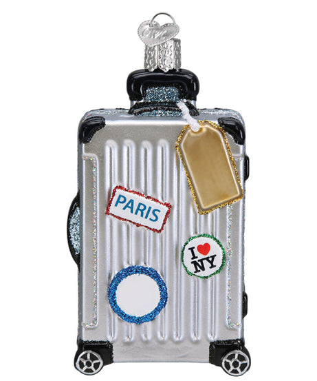 Rolling Suitcase Ornament
