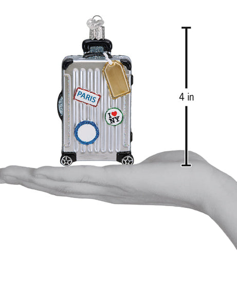 Rolling Suitcase Ornament
