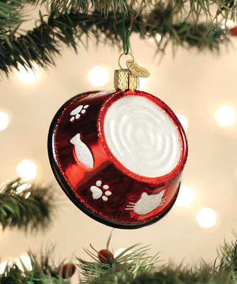 Kitty Bowl Ornament