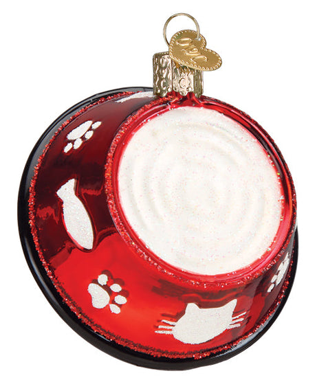 Kitty Bowl Ornament