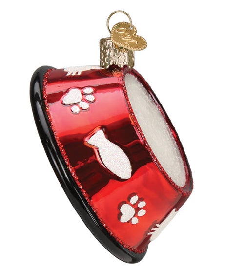 Kitty Bowl Ornament