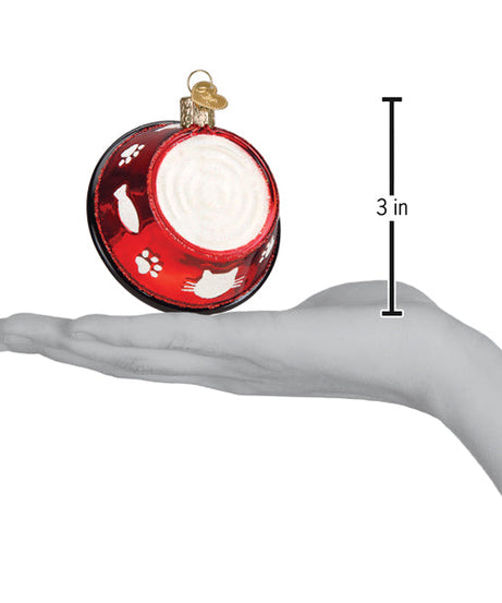 Kitty Bowl Ornament