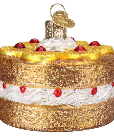 Pineapple Upside Down Cake Ornament