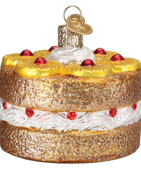 Pineapple Upside Down Cake Ornament