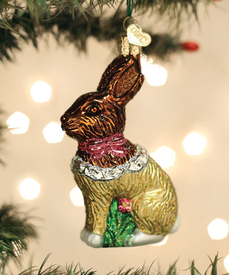 Chocolate Easter Bunny Ornament