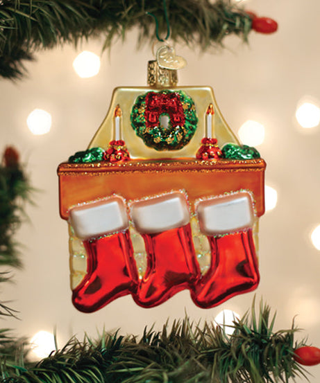 Family Of 3 Stockings Ornament