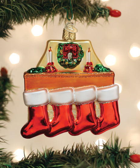 Family Of 4 Stockings Ornament