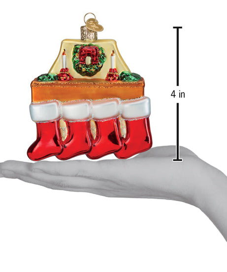 Family Of 4 Stockings Ornament