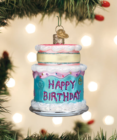 Happy Birthday Cake Ornament