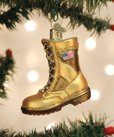 Military Boot Ornament