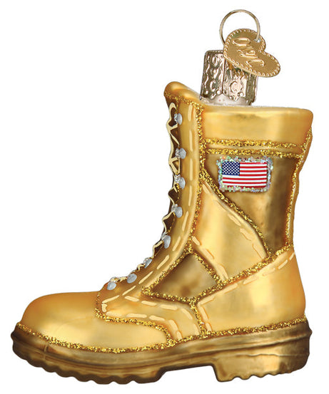 Military Boot Ornament