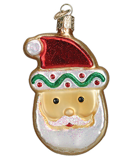 Santa Sugar Cookie Ornament
