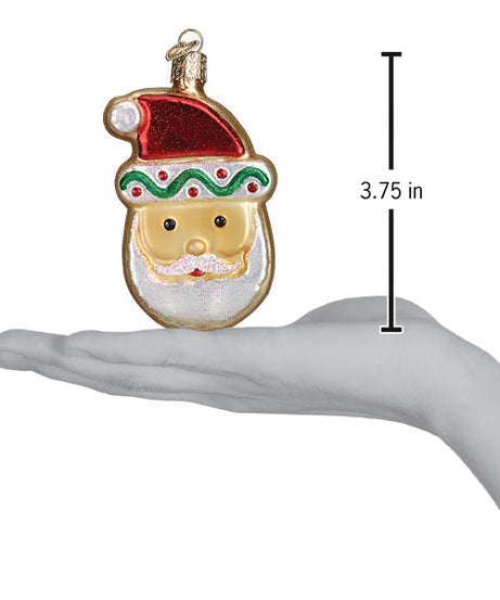 Santa Sugar Cookie Ornament
