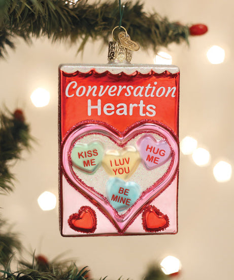 Conversation Hearts Candy Ornament - Grazingbelles