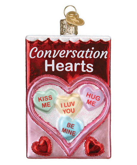 Conversation Hearts Candy Ornament - Grazingbelles