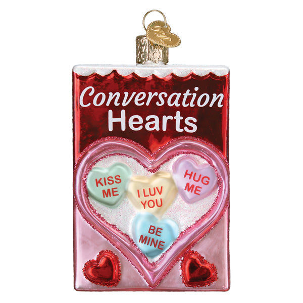 Conversation Hearts Candy Ornament - Grazingbelles