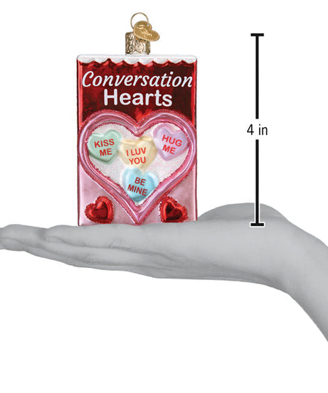 Conversation Hearts Candy Ornament - Grazingbelles
