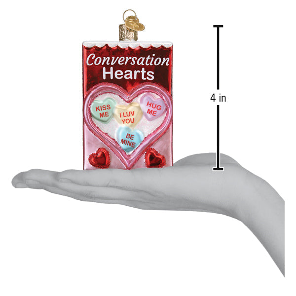 Conversation Hearts Candy Ornament - Grazingbelles
