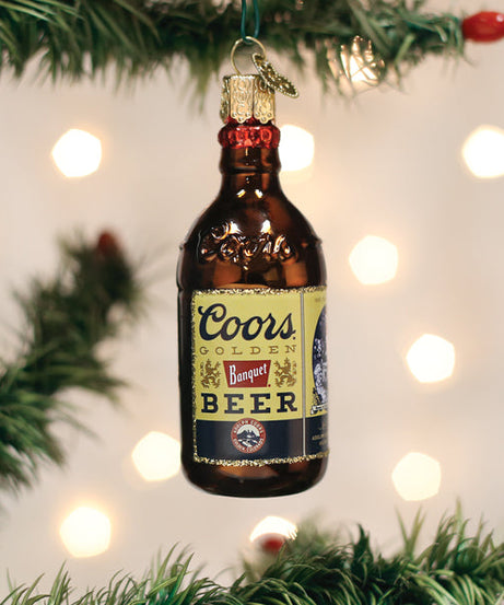 Coors Banquet Bottle Ornament - Grazingbelles